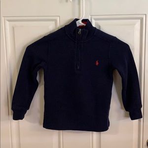 Kids Polo Quarter Zip Sweater